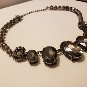 Metallic Gem Necklace